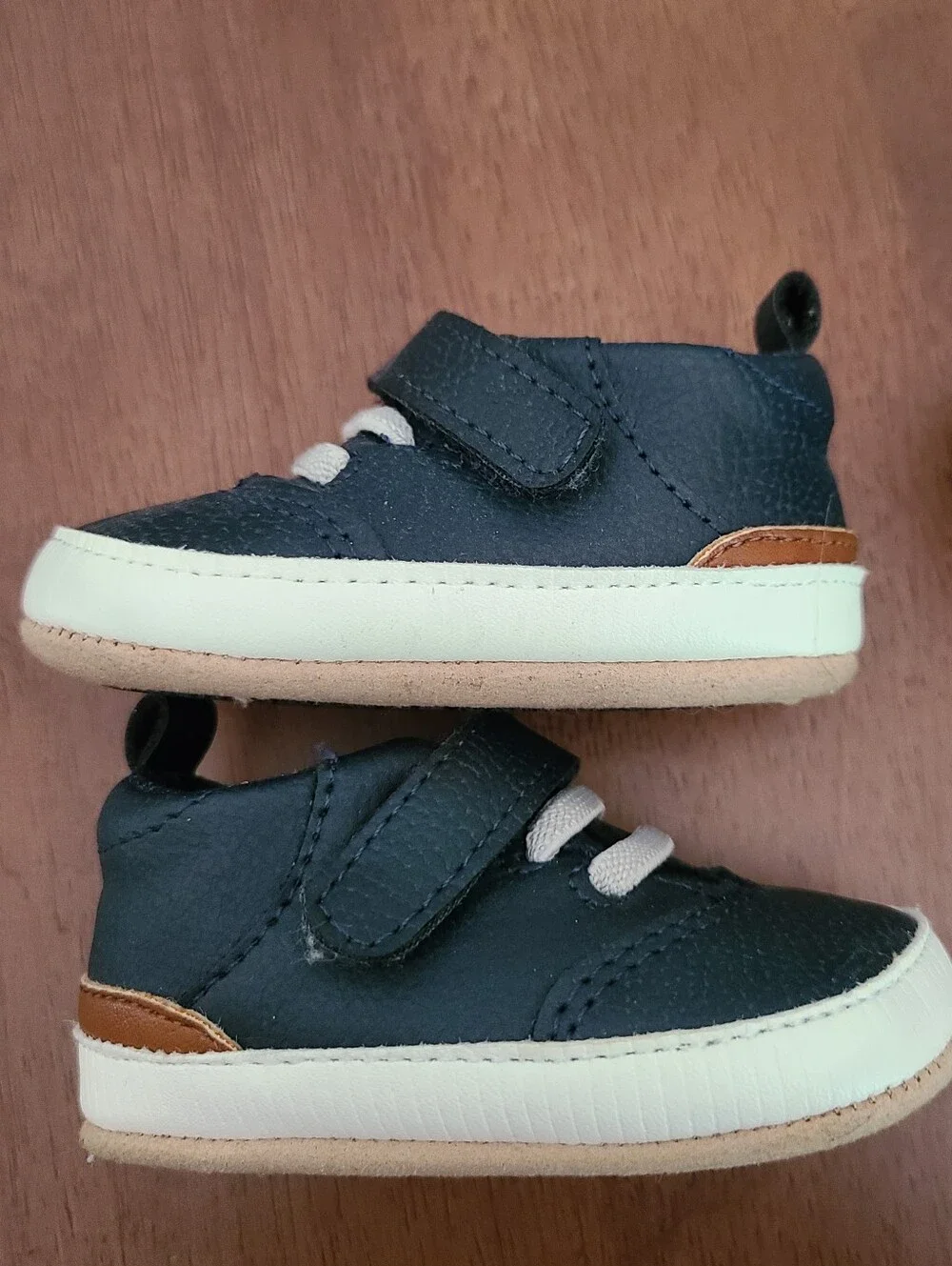 Ro+Me Robeez & Carter's Infant Crib Shoes Bundle Lot Blue Boys 3 Pairs EUC & NWT